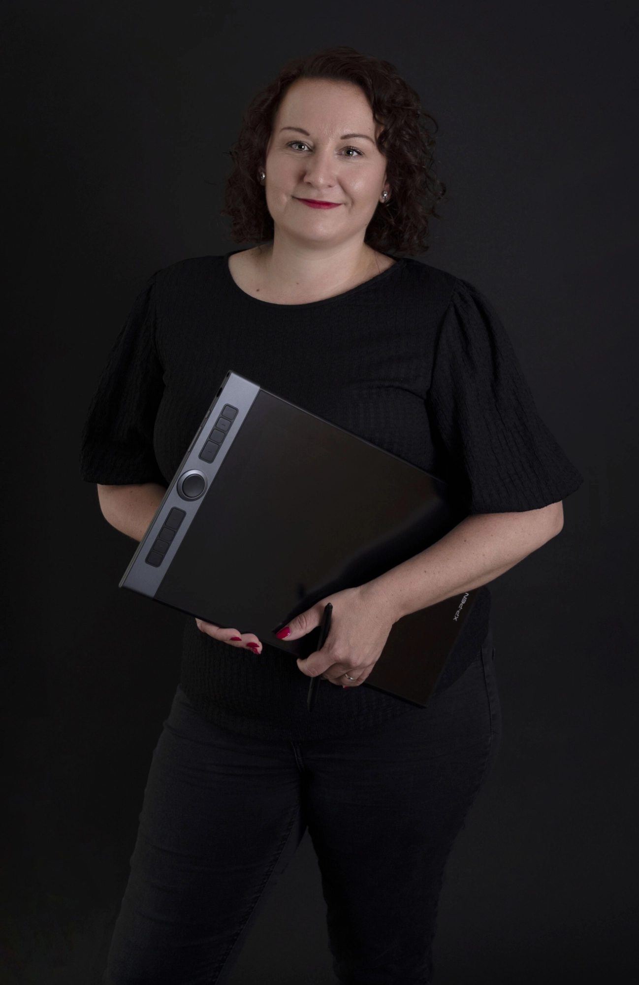 Edita Karlovská - designérka při práci