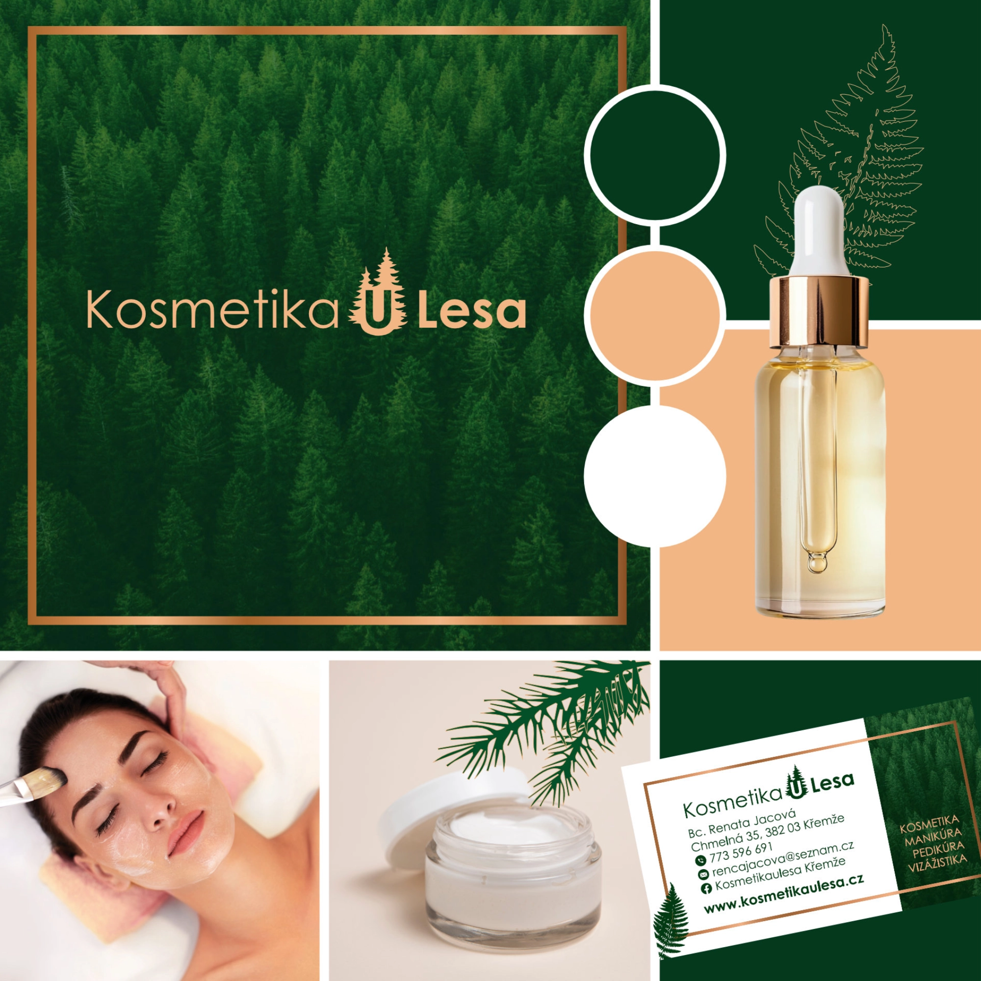 Vizuální identita pro beauty salon