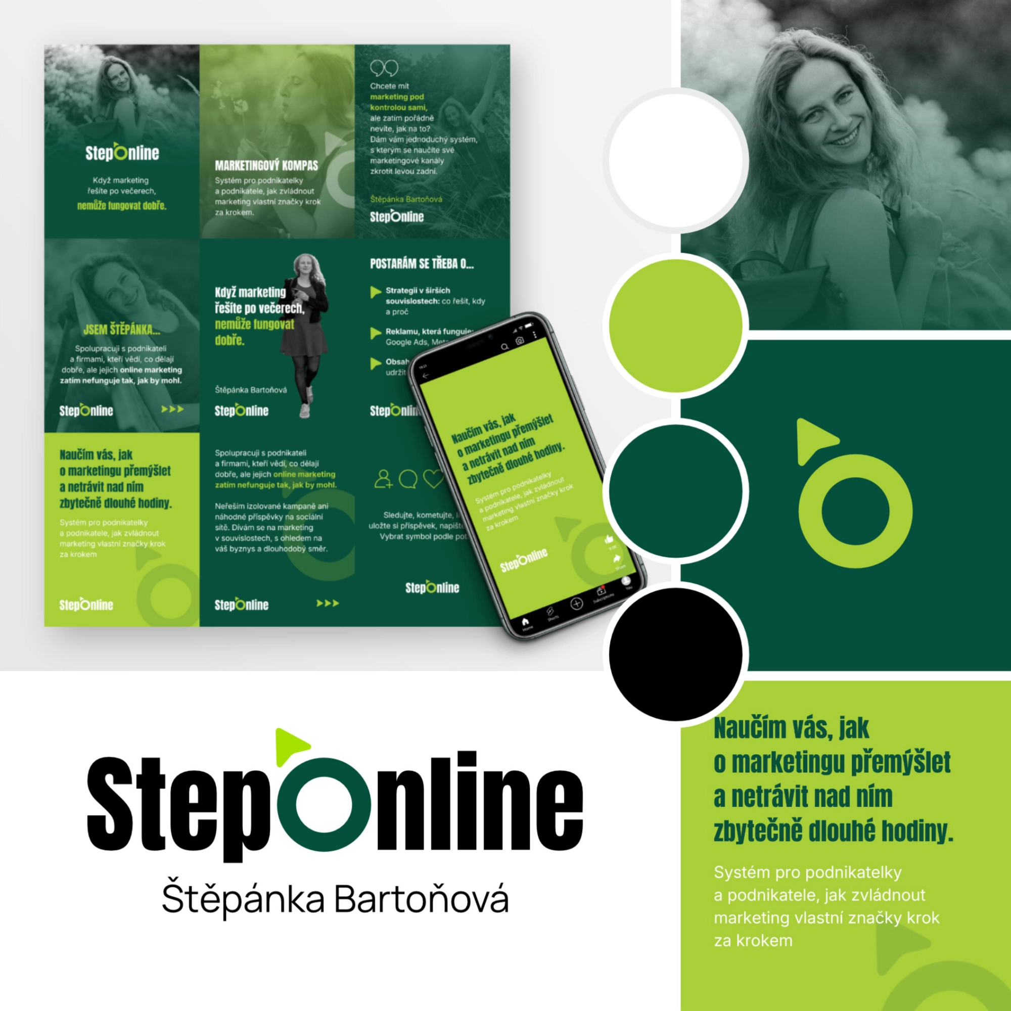 Vizuální identita pro marketingovou specialistku